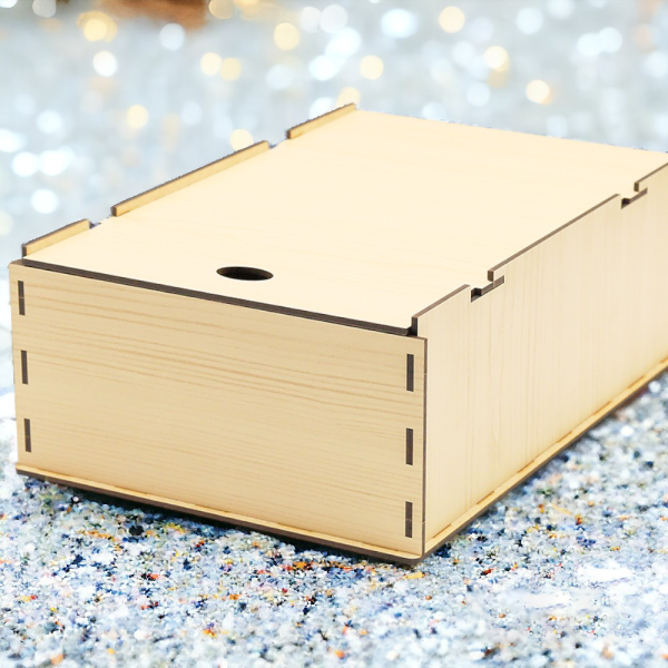 Ламинированная Подарочная Коробка из HDF 29,5*19,5*10,5 см / Вместительная и изысканная